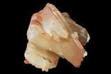 Natural, Red Quartz Crystal Cluster - Morocco #137467-1